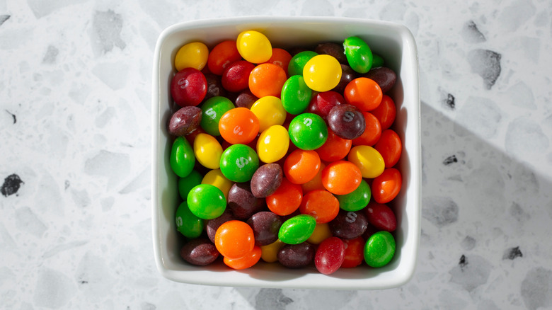 Sour skittles candy