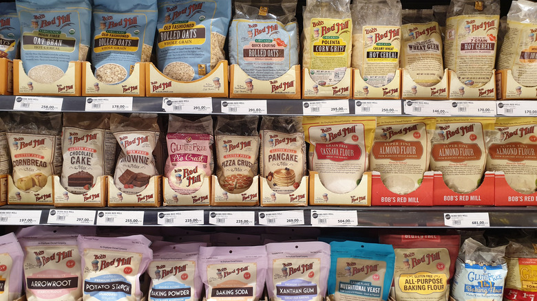 Bob's Red Mill products in a store
