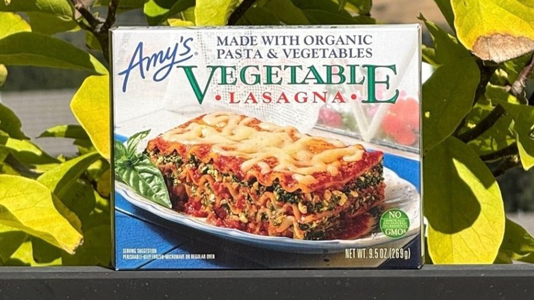 Amy's Vegetable Lasagna box