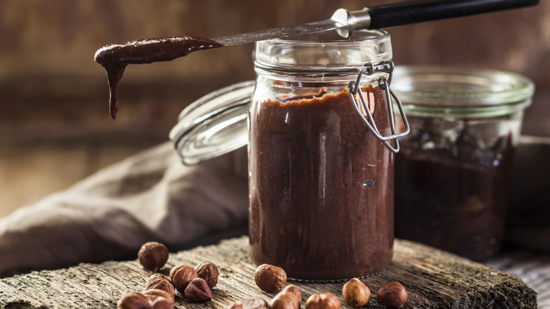 Hazelnut and chocolate spread