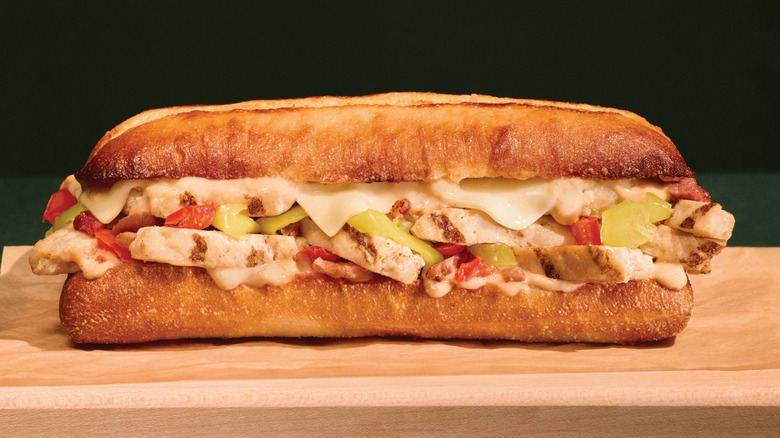 Papa Johns oven-toasted chicken sandwich