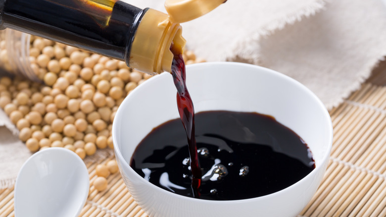 Soy sauce and beans