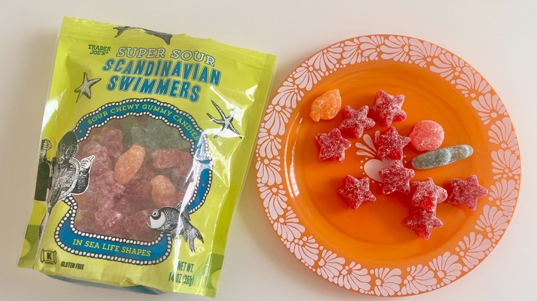 Trader Joe's Super Sour Scandanavian Swimmers gummy candies