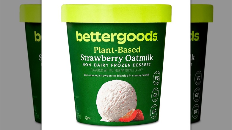 Bettergoods' Plant-Based Strawberry Oat Milk Non-Dairy Frozen Dessert