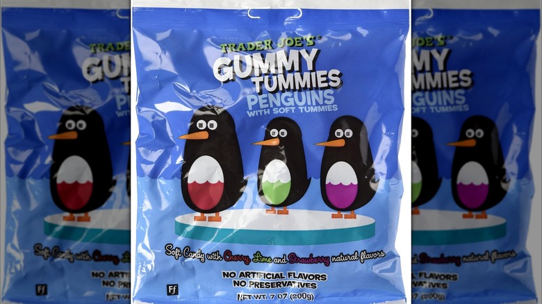 Image of gummy tummies penguins packaging