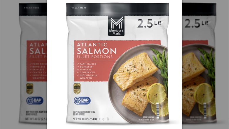 Package of Member's Mark Atlantic Salmon Fillet Portions