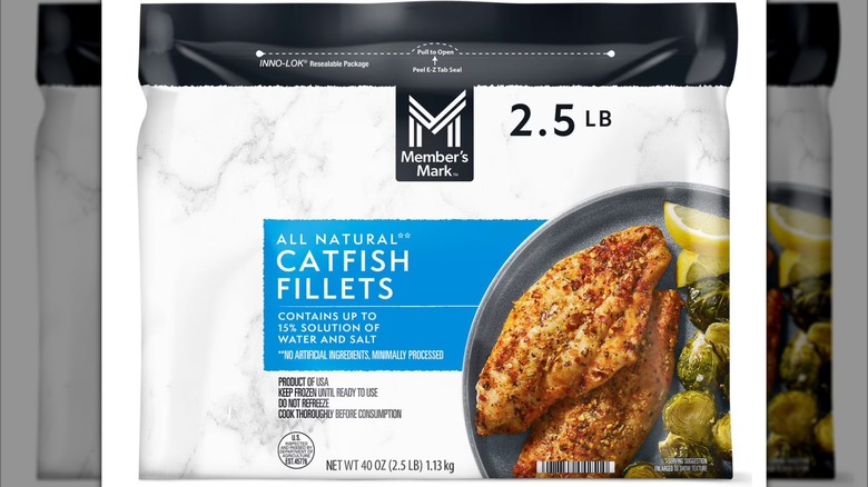 Package of Member's Mark Farm Raised Catfish Fillets