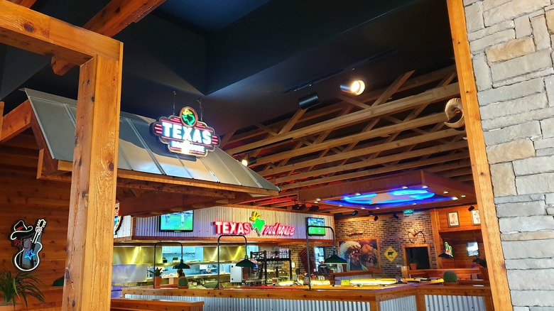 Interior view of Texas Roadhouse restaurant