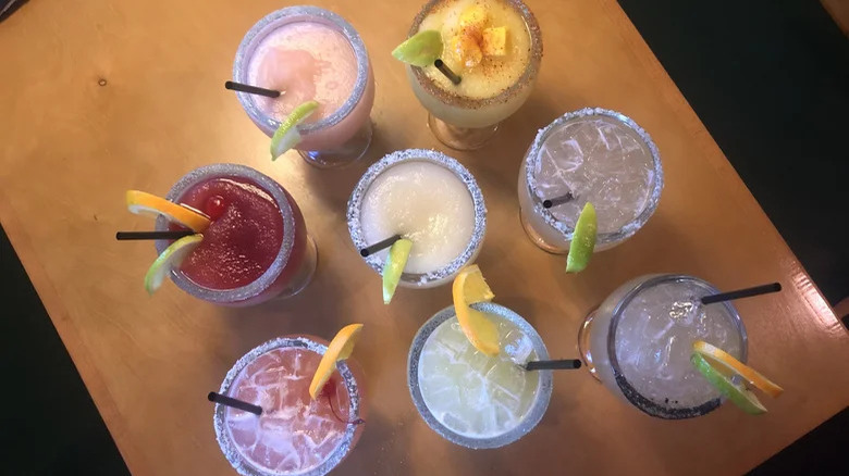 A variety of margaritas from Texas Roadhouse