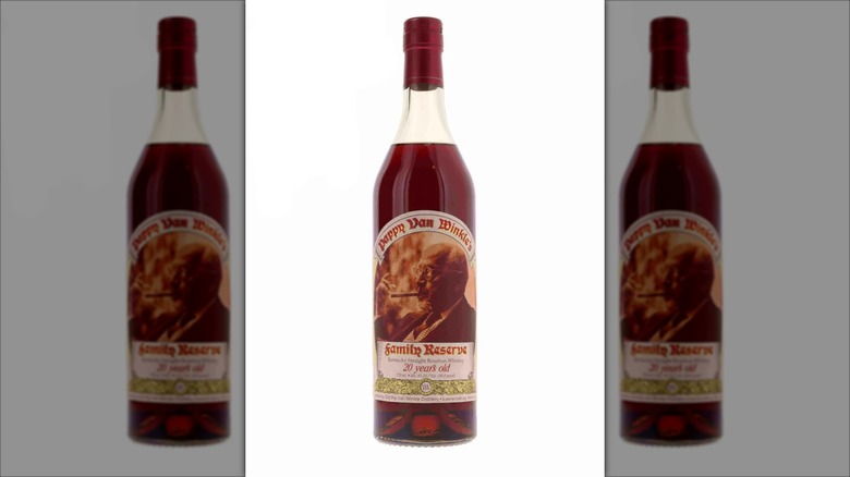 Pappy Van Winkle 20 Year Old on a white background