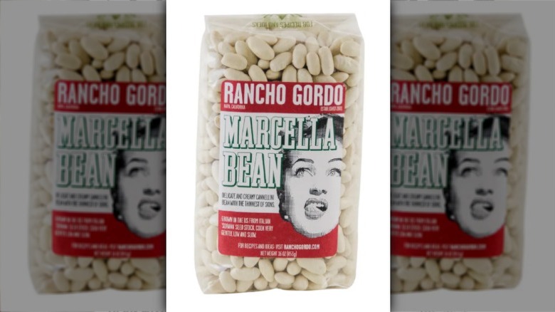 packet of Marcella cannellini beans from Rancho Gordo