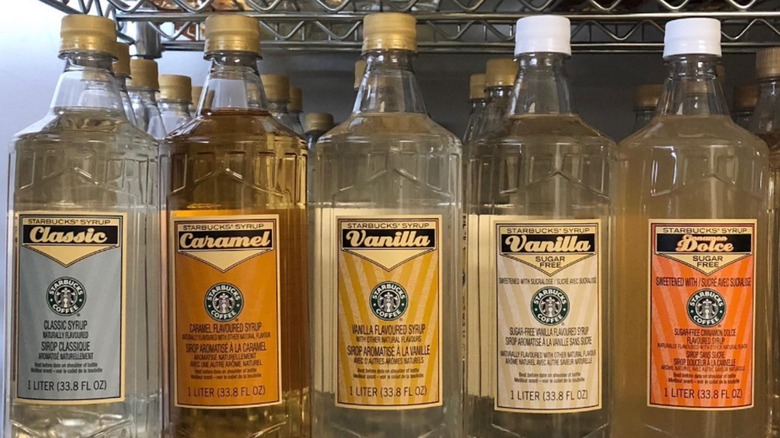 Catering-sized Starbucks syrup