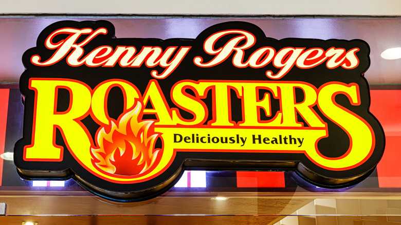 Kenny Rogers Roasters sign in the Philippines