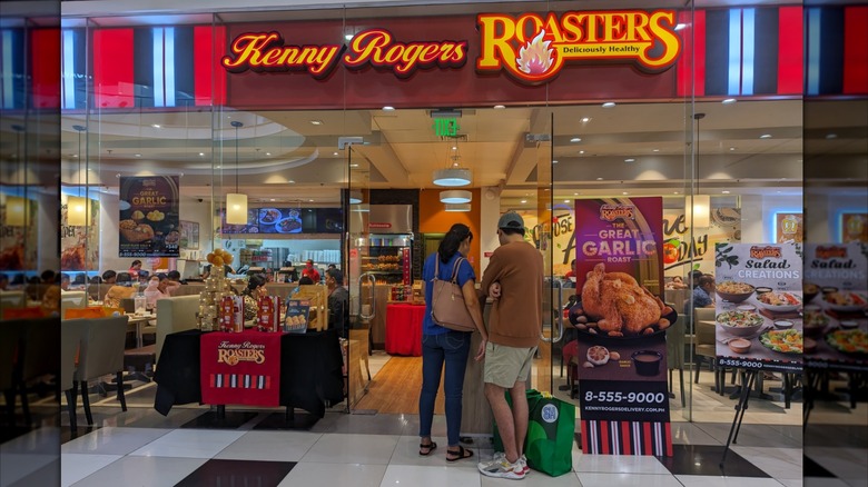 Kenny Rogers Roaster storefront restaurant in the Philippines
