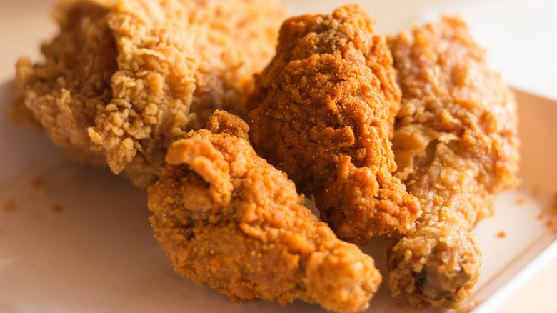 fried chicken closeup
