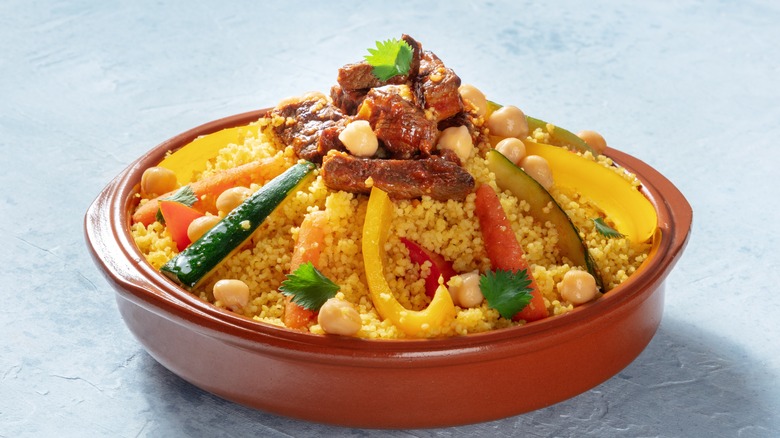 millet with meats and vegetables