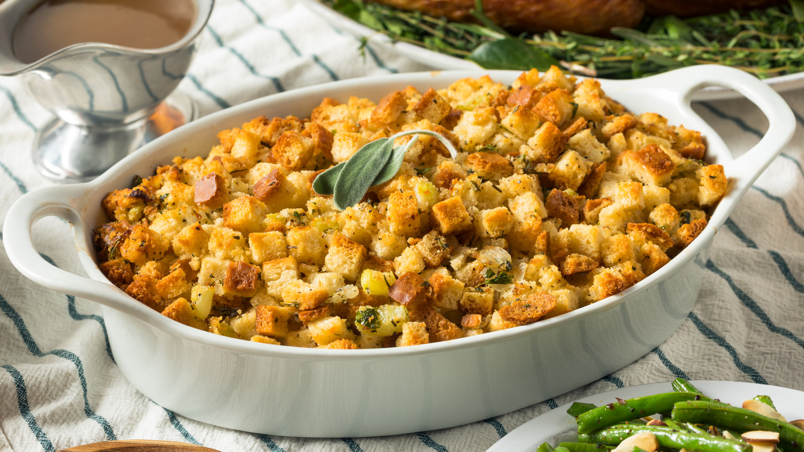 Your Boxed Stuffing Just Needs A Little Butter For Maximum Flavor