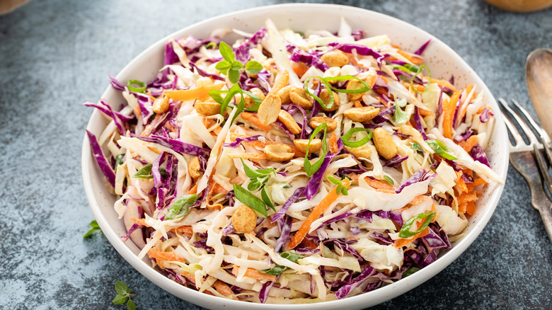 coleslaw with nuts