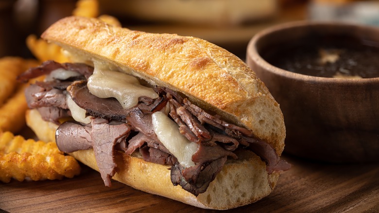 roast beef with provolone