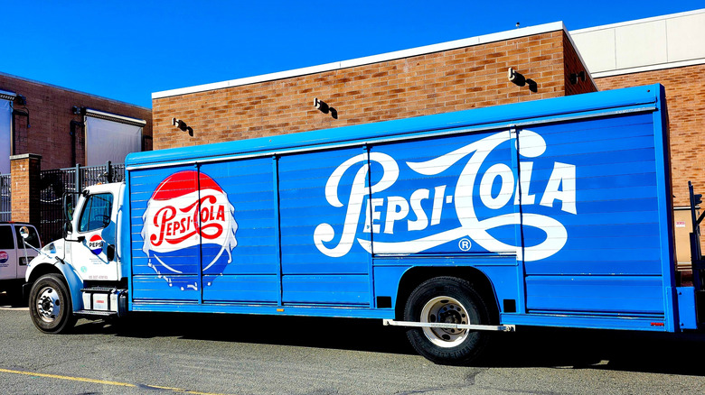 A Pepsi delivery truck