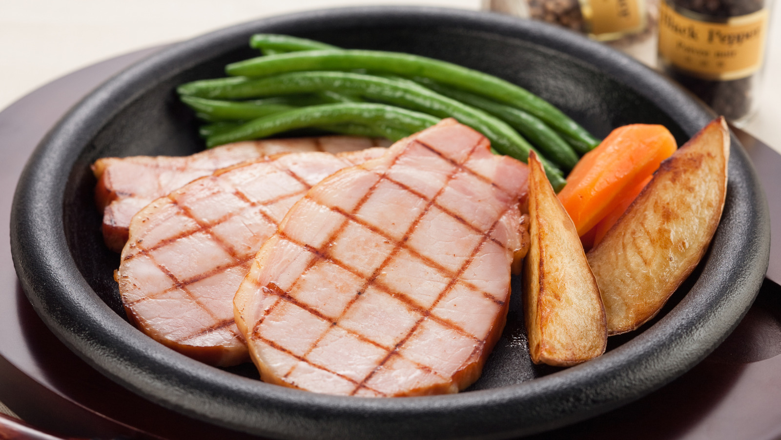 You're Just 3 Ingredients And 15 Minutes Away From Getting This Tasty Ham Steak On The Table - Tasting Table