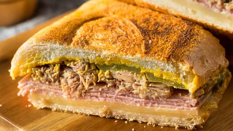 Hearty Cubano sandwich