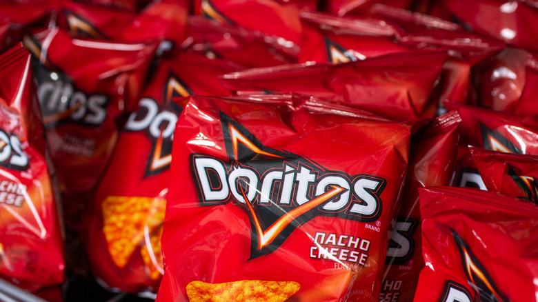 Doritos chips at supermarket