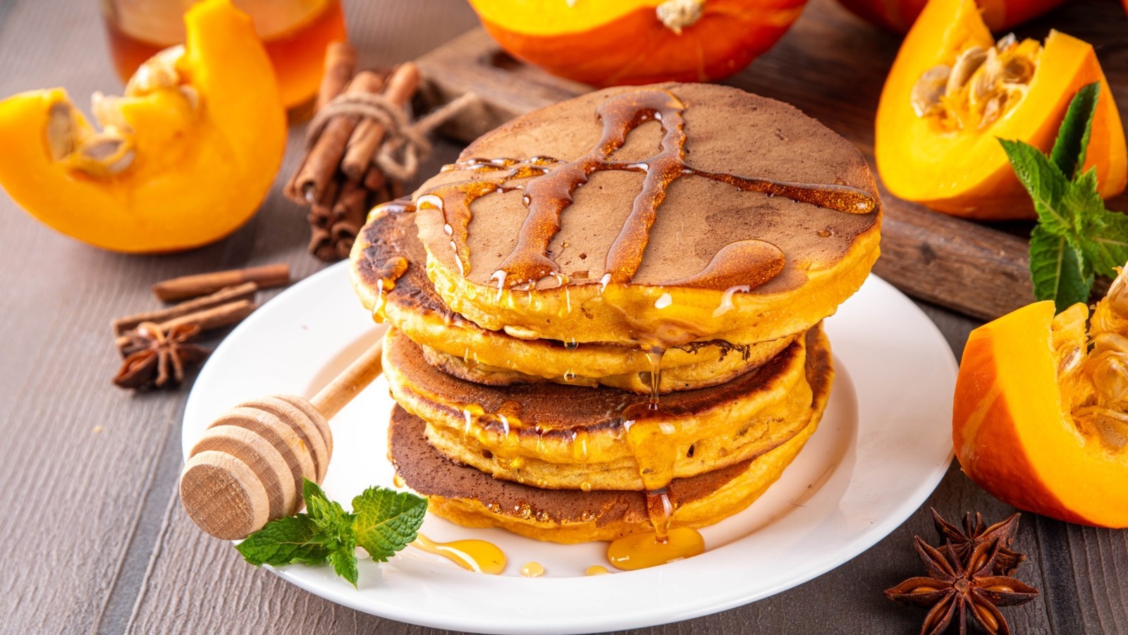 You're Only 3 Ingredients Away From Delicious Pumpkin Pie Pancakes For Breakfast - Tasting Table