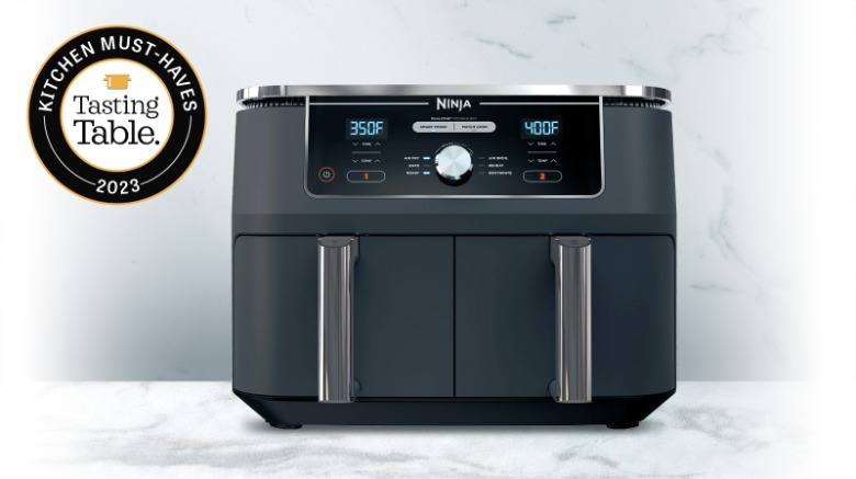 Ninja air fryer on counter