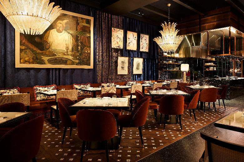 main dining room at Bazaar New York
